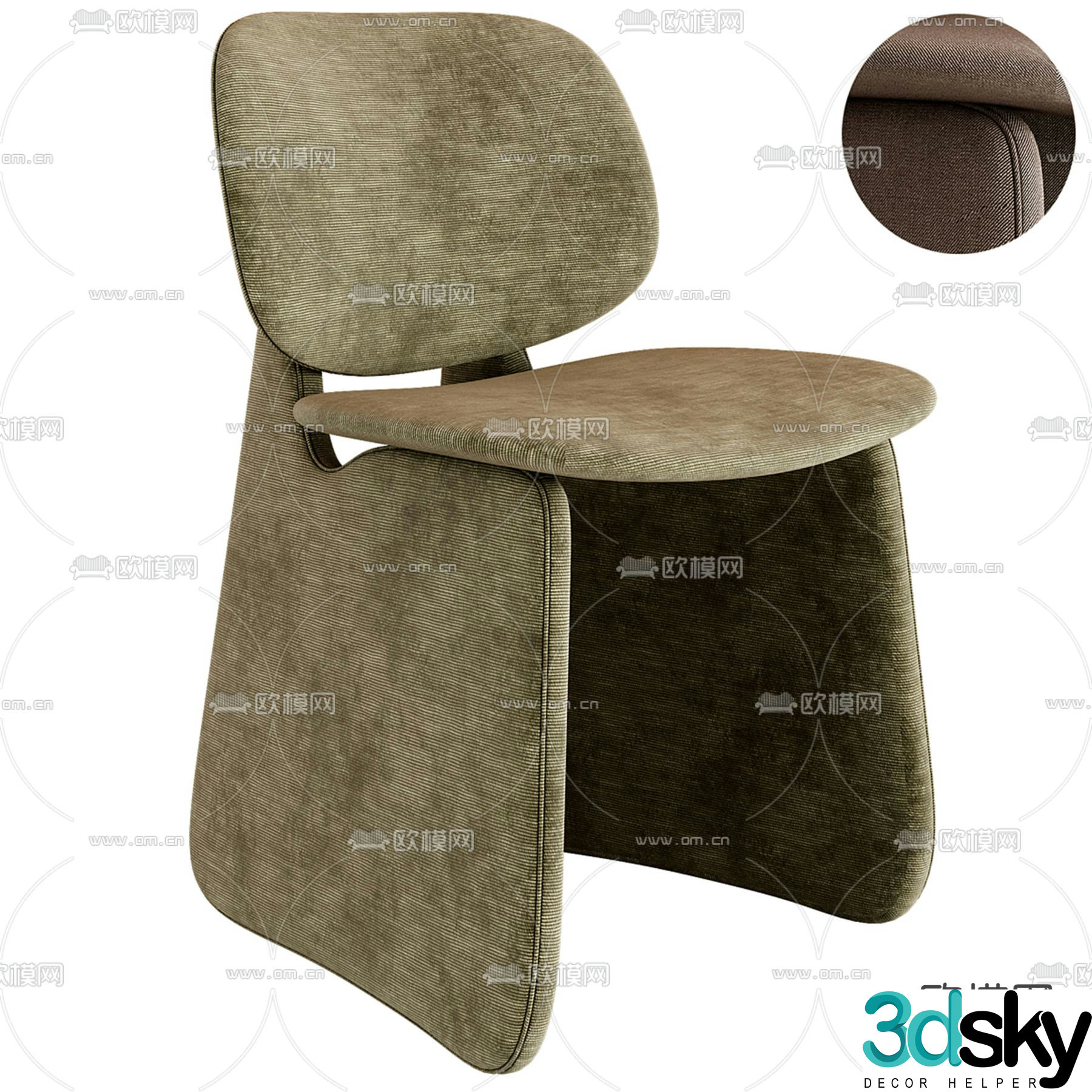 chair leisure chair 3d model