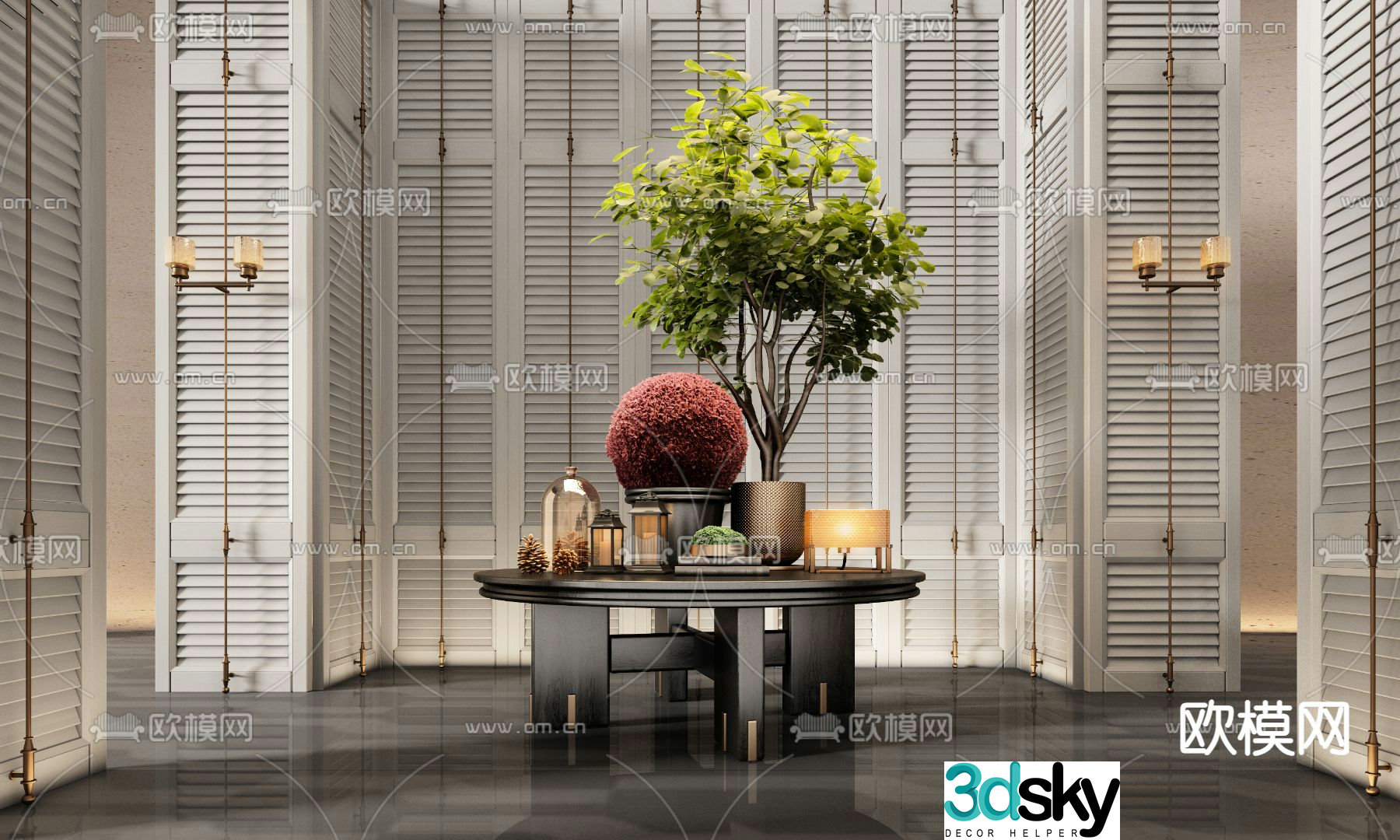 CCD Hotel end viewing platform 3D model