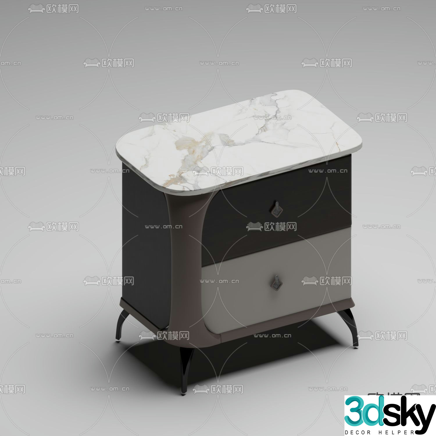 bedside table 3d model