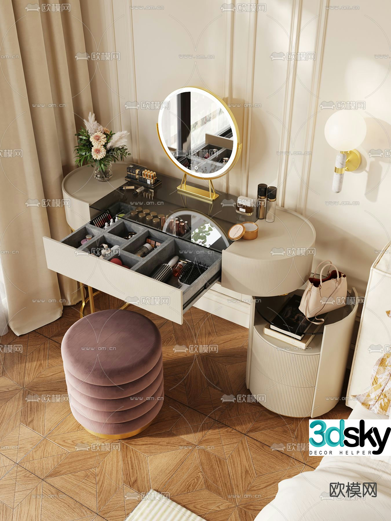 Dressing table dressing table 3d model