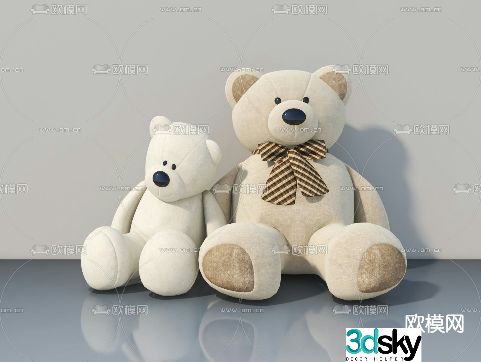 Bear doll 3d model