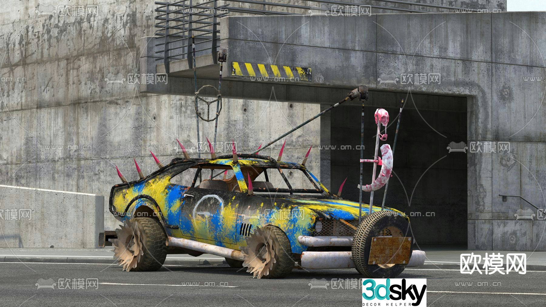 car motor vehicle sedan 3d model