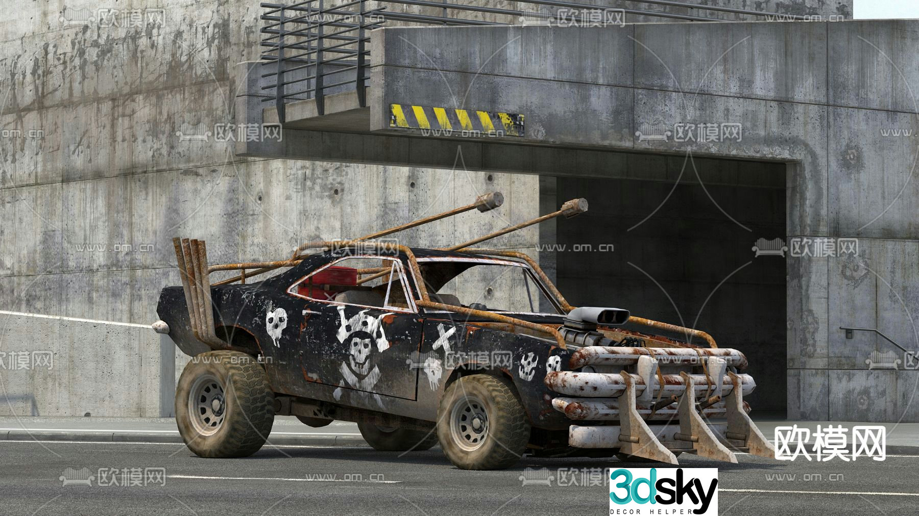 car motor vehicle sedan 3d model