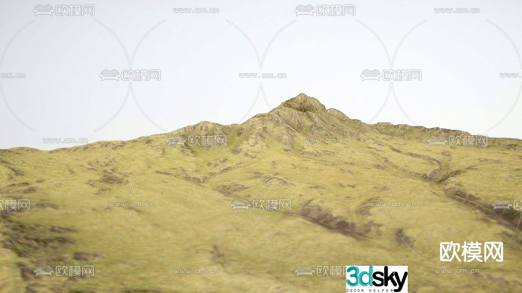 mountains mountains terrain 3d model