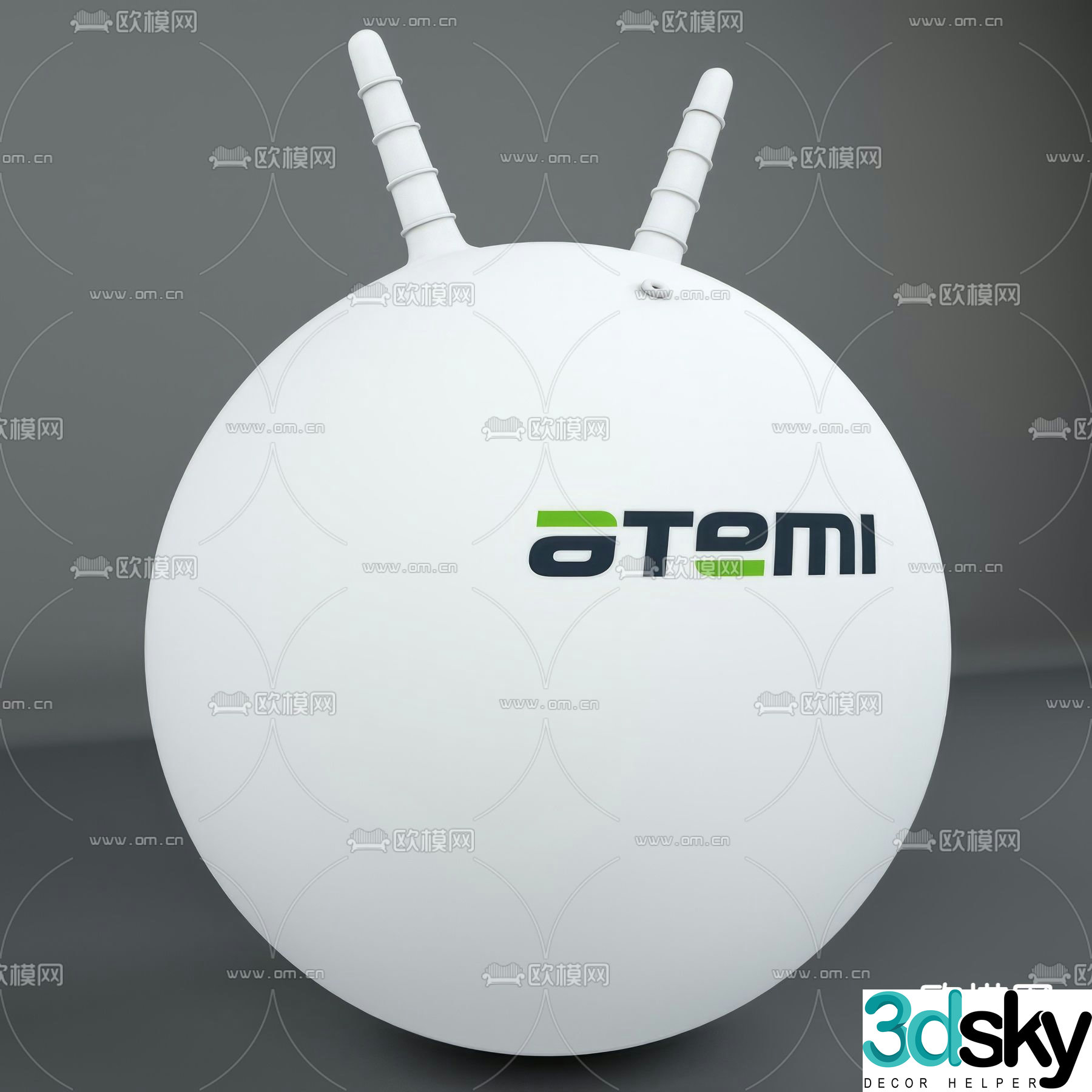 Atemi yoga ball 3d model