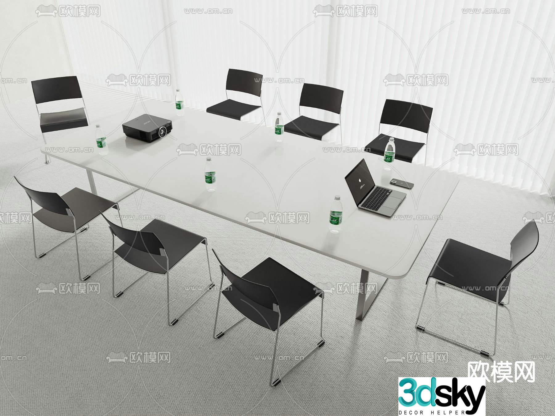 conference table conference table 3d model