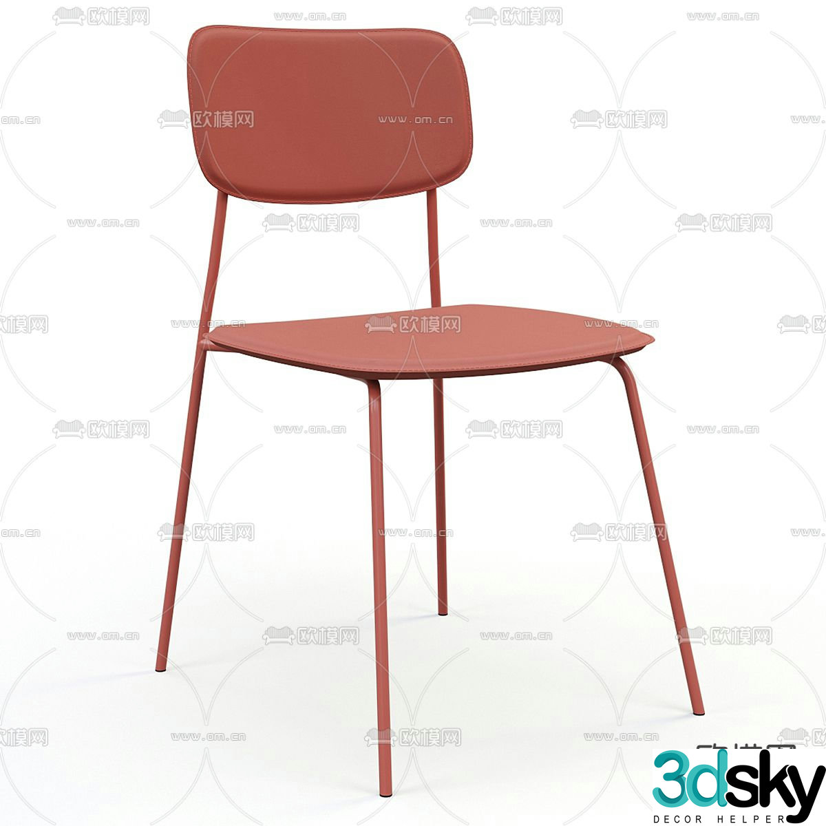 leisure chair chair 3d model