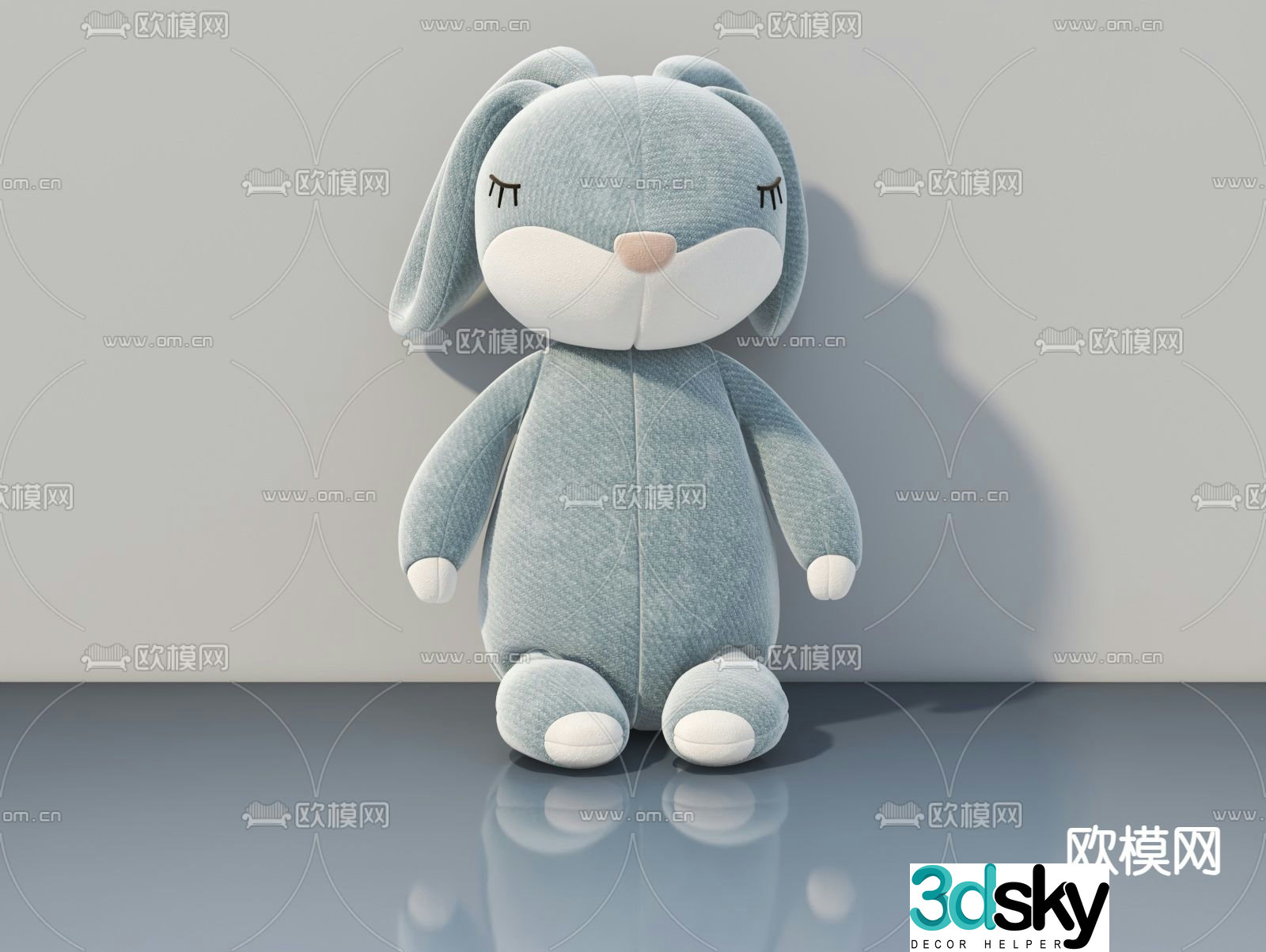 Rabbit doll 3d model