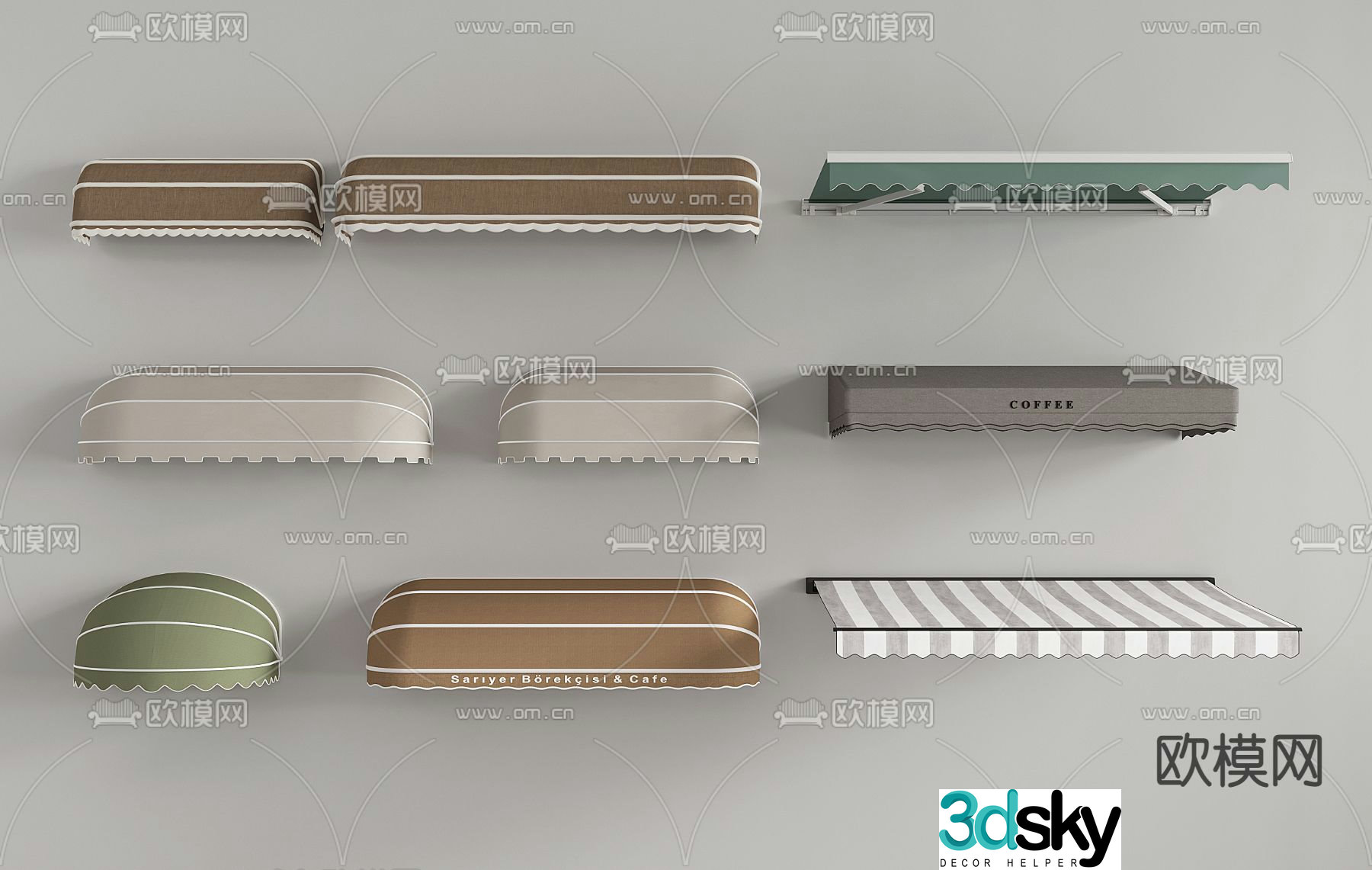awning awning 3d model