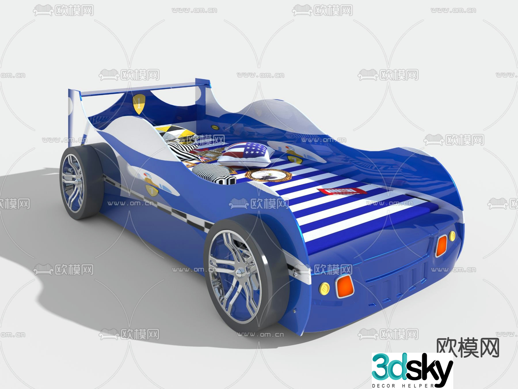 Children’s bed creative children’s bed 3d model