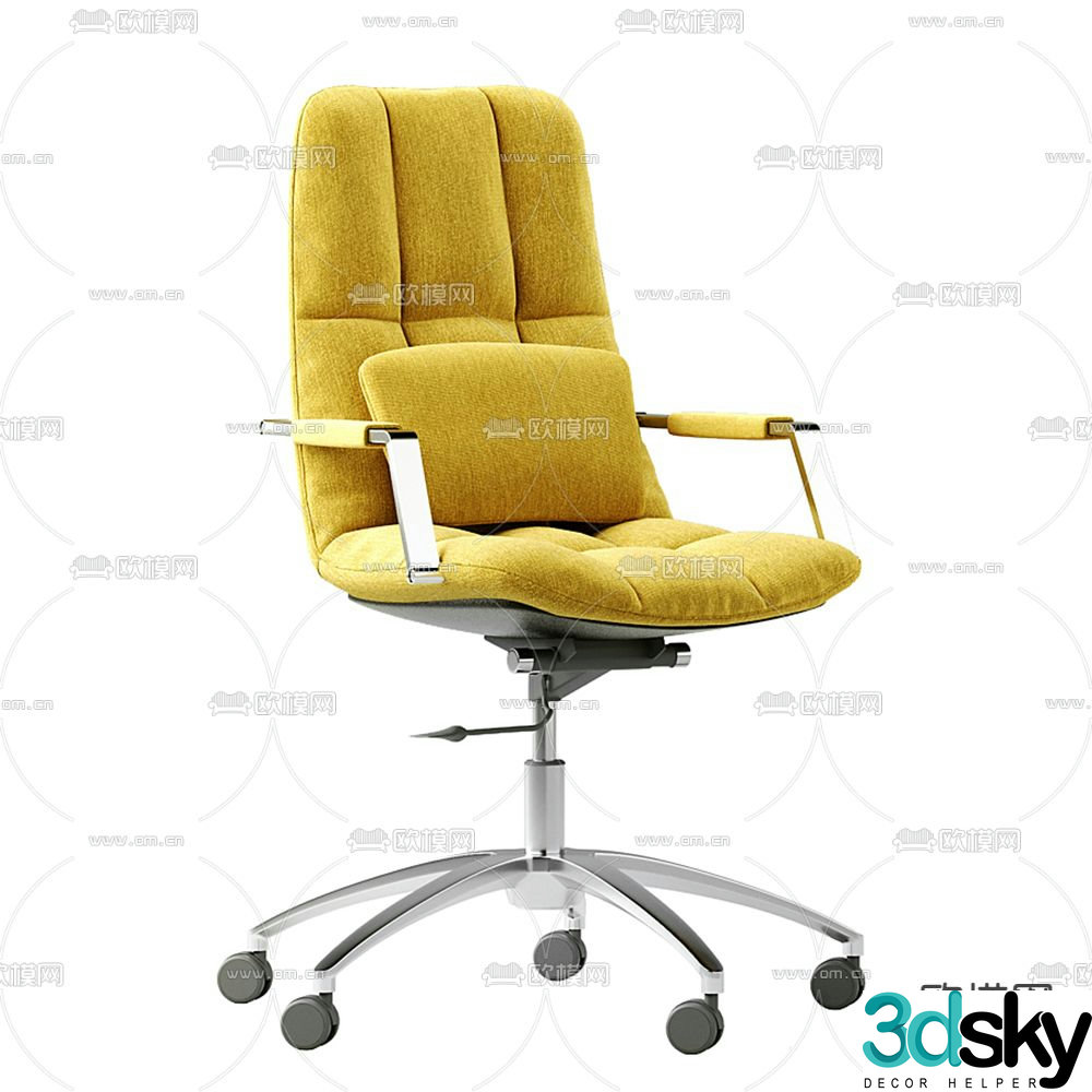 Office chair conference chair staff chair 3d model