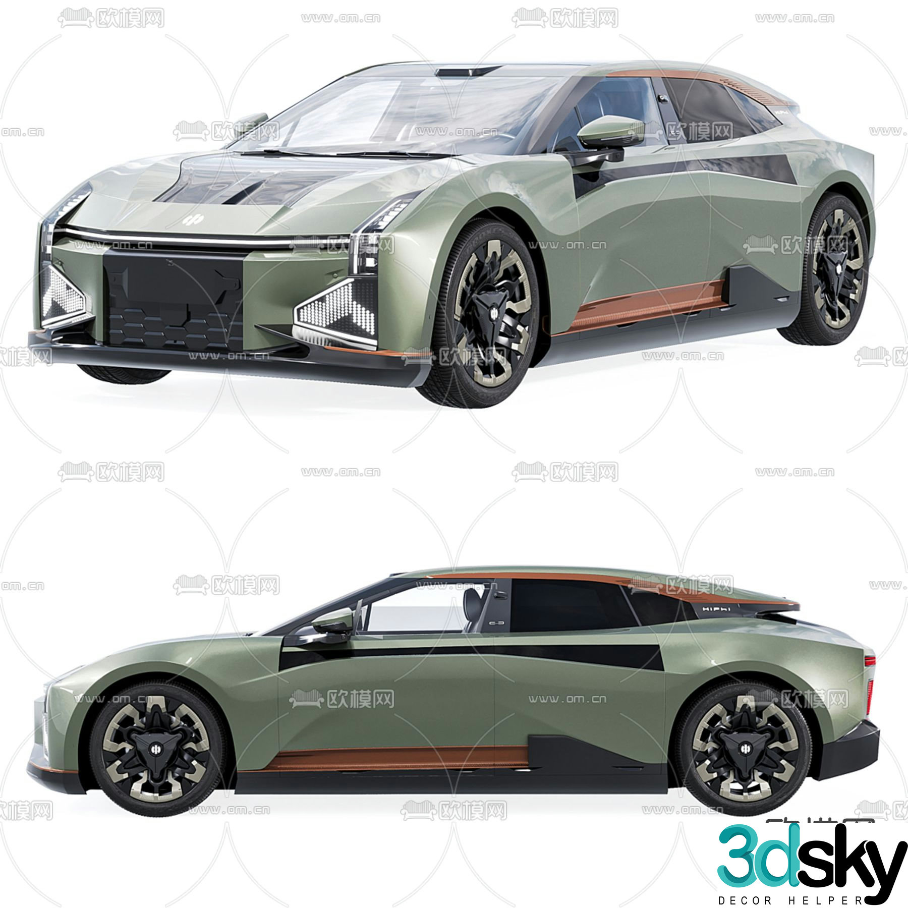 HiPhi Z 2024 Dongfeng Motor 3d model