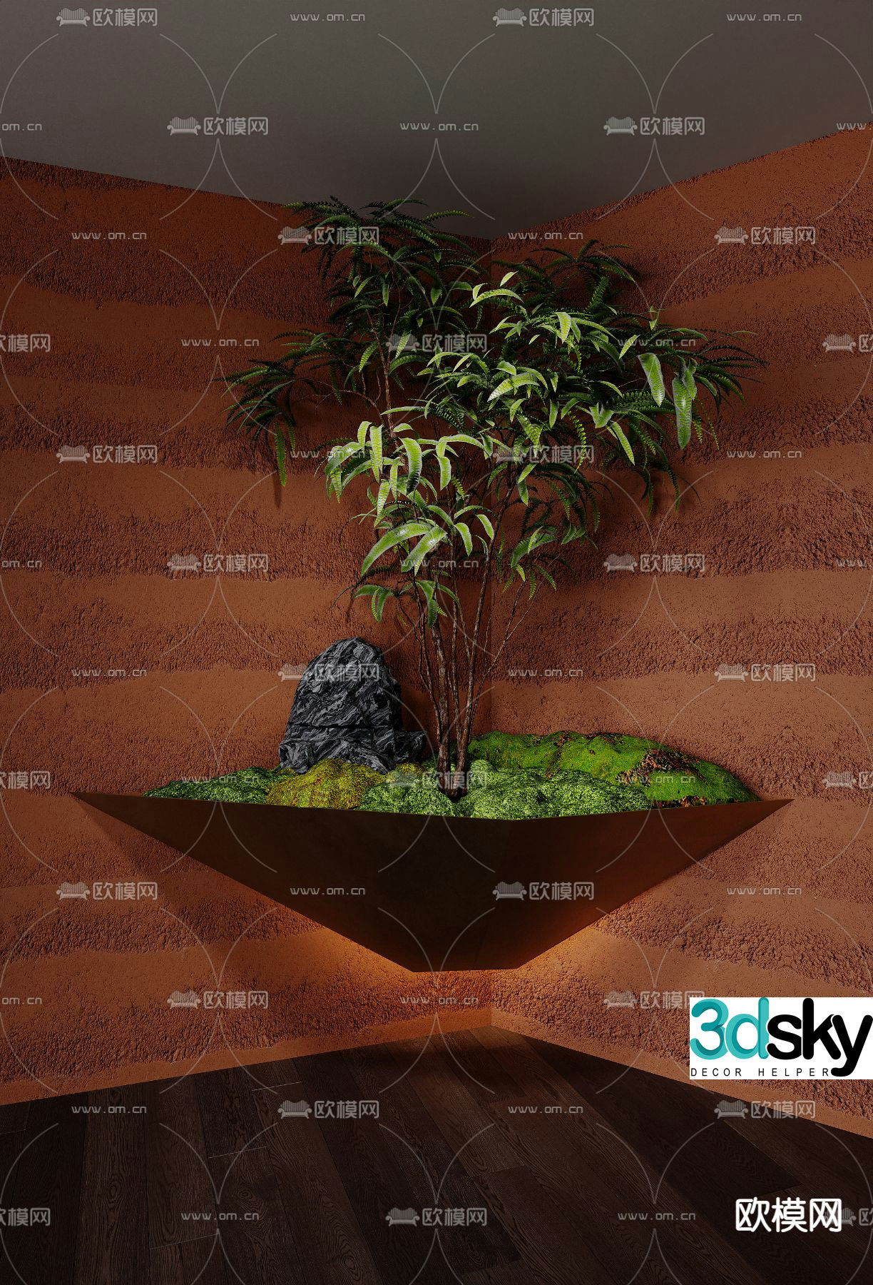 Plant landscaping landscape sketch landscape tree 3d model