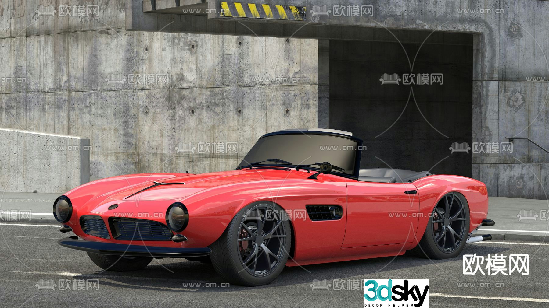 car sports car supercar 3d model