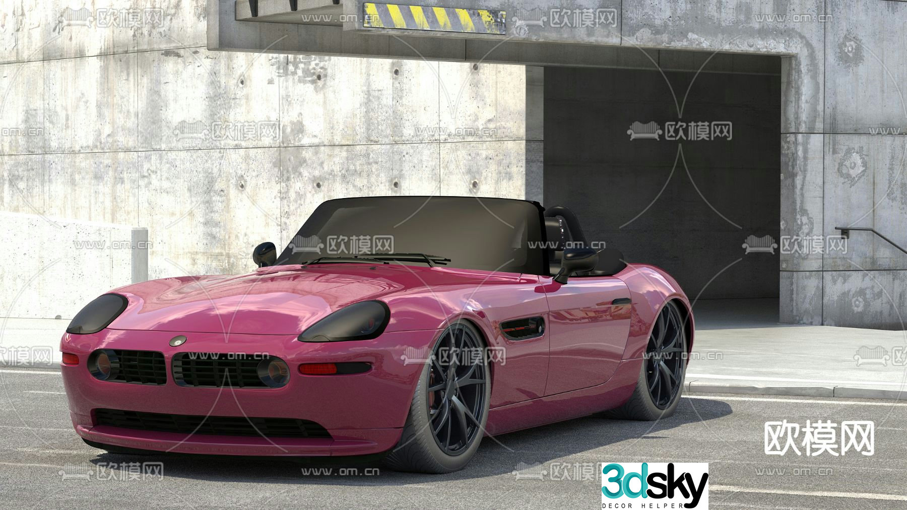 car sports car supercar 3d model