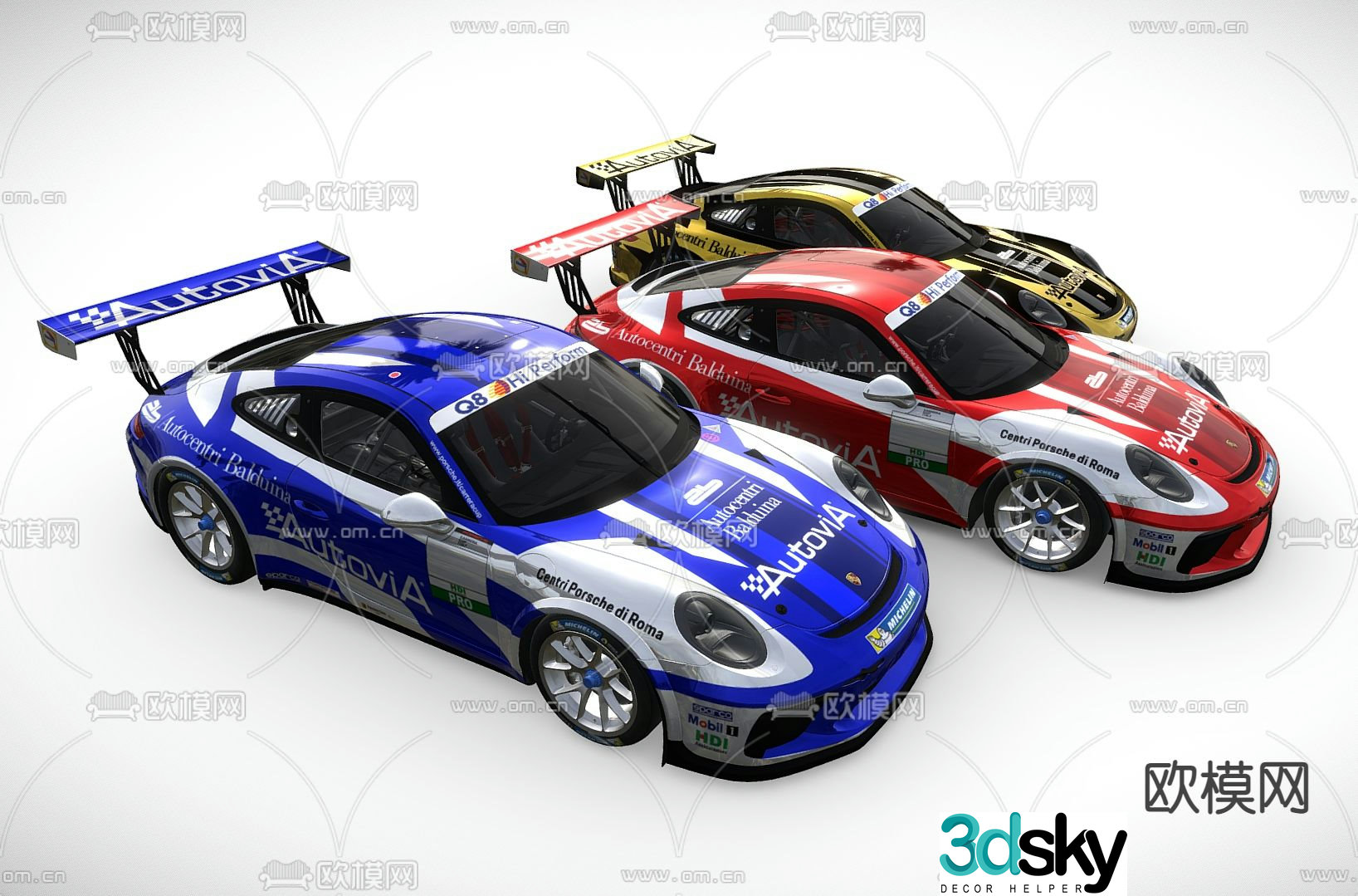 Car Sports Car Racing 3d Model