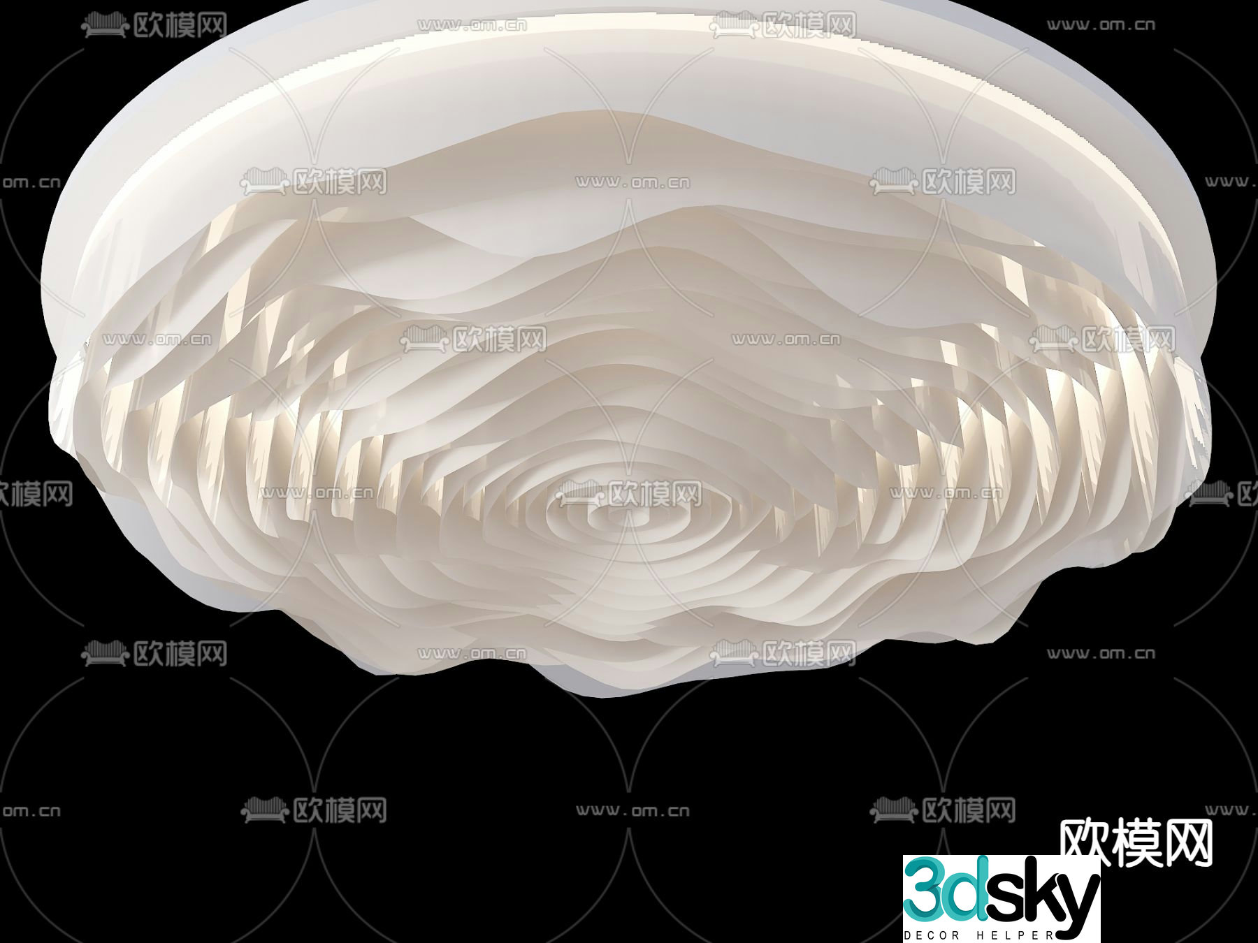 Art ceiling 3d model ceiling