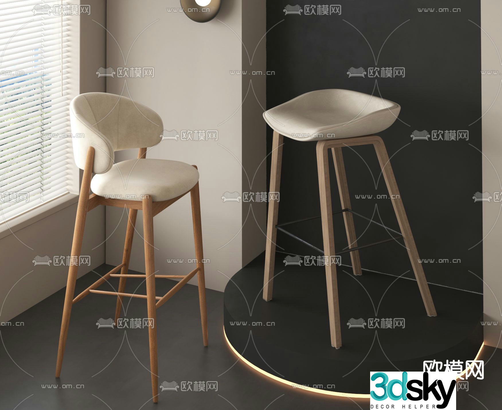 Bar stool bar stool bar stool 3d model