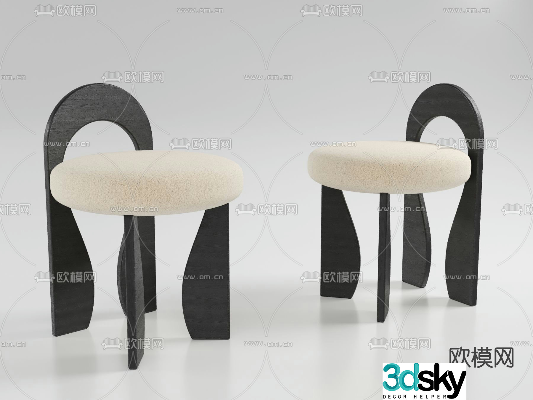 chair leisure chair 3d model