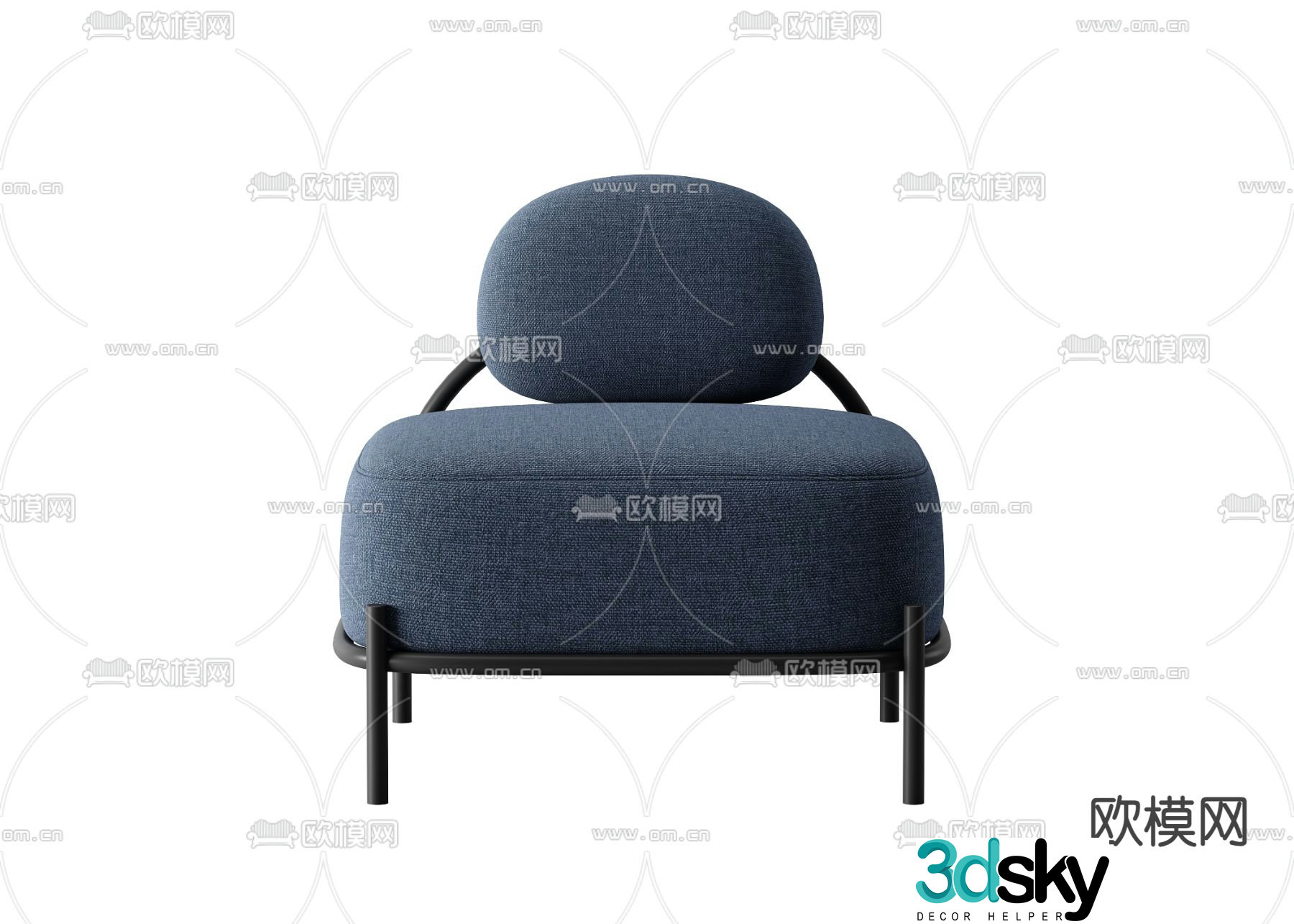 Sofa chair leisure chair 3d model