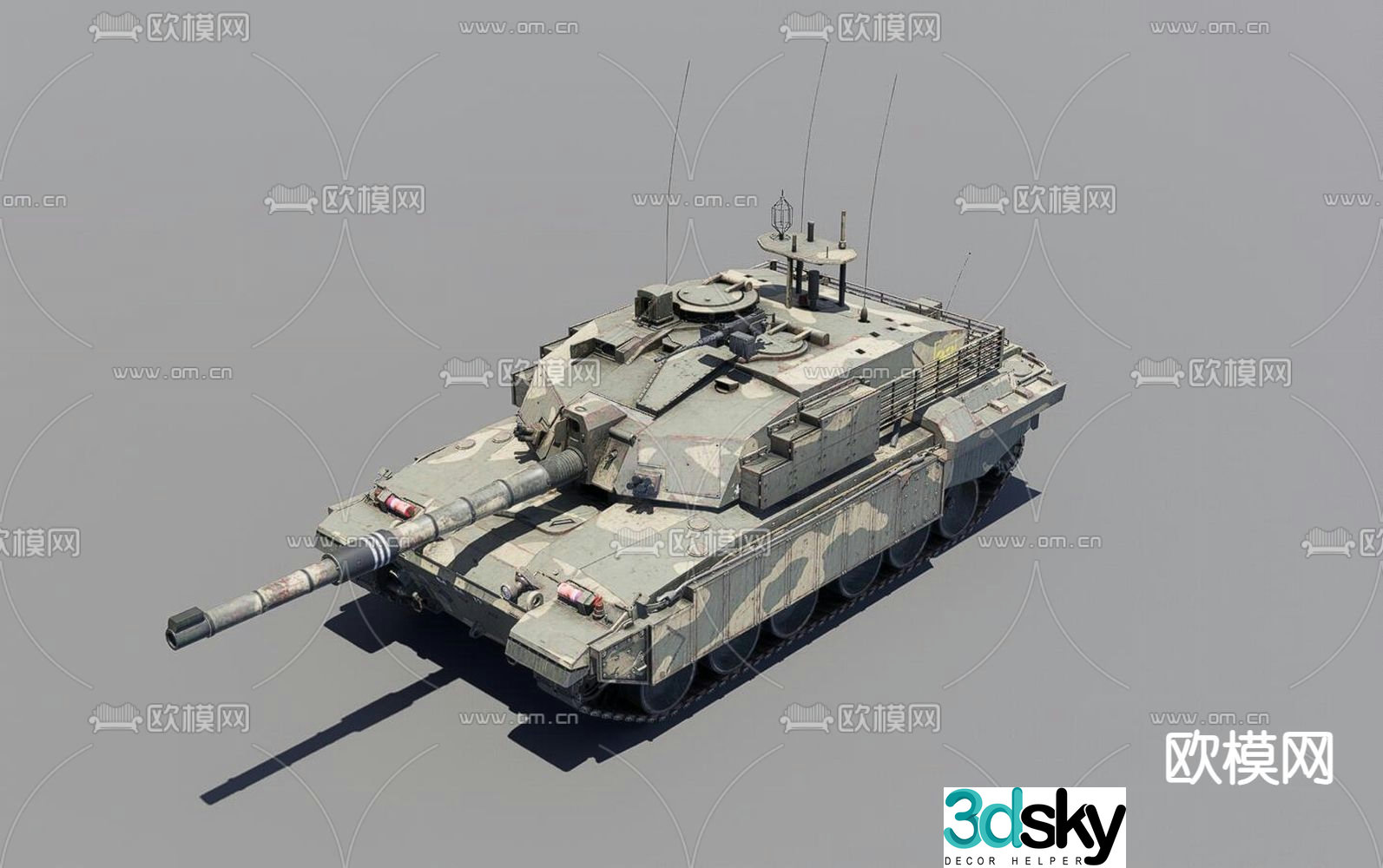 tank armored vehicle 3d model