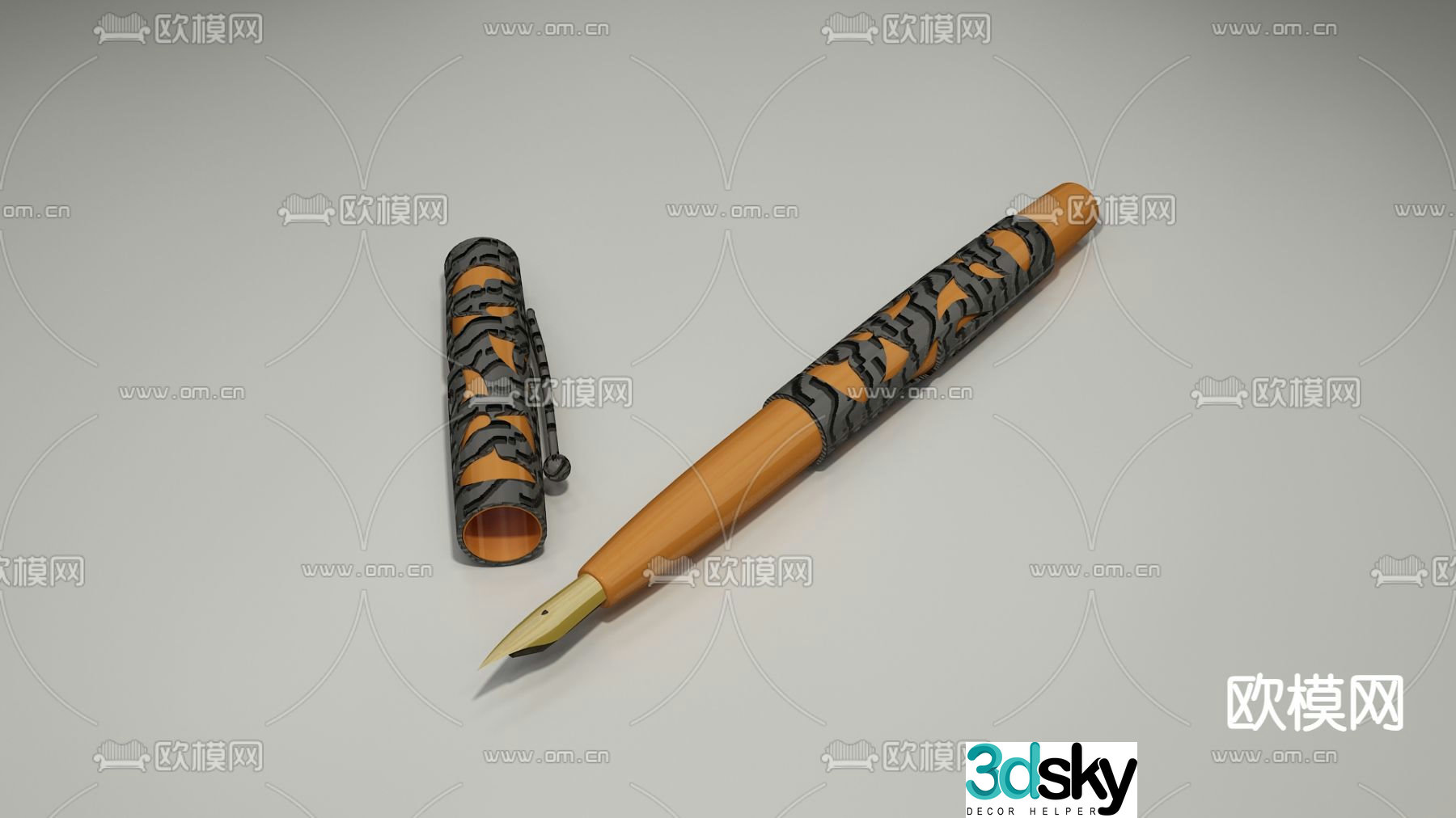 Pen stylus 3d model