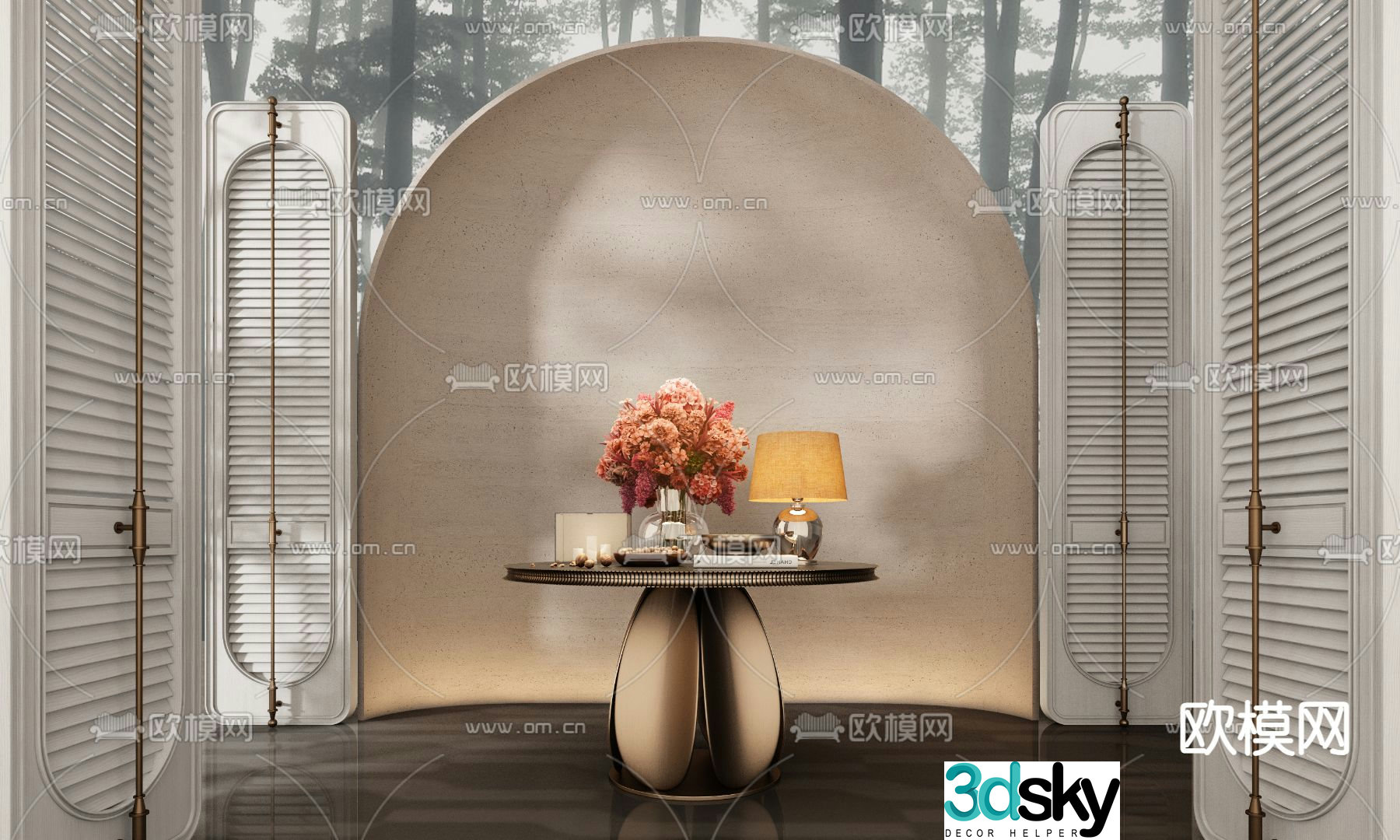 CCD Hotel end viewing platform 3D model