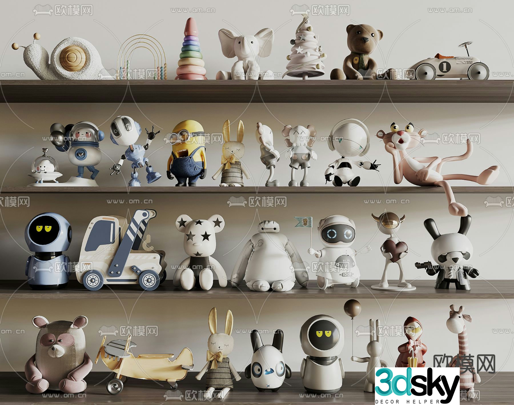 Children’s toys cartoon doll 3d model