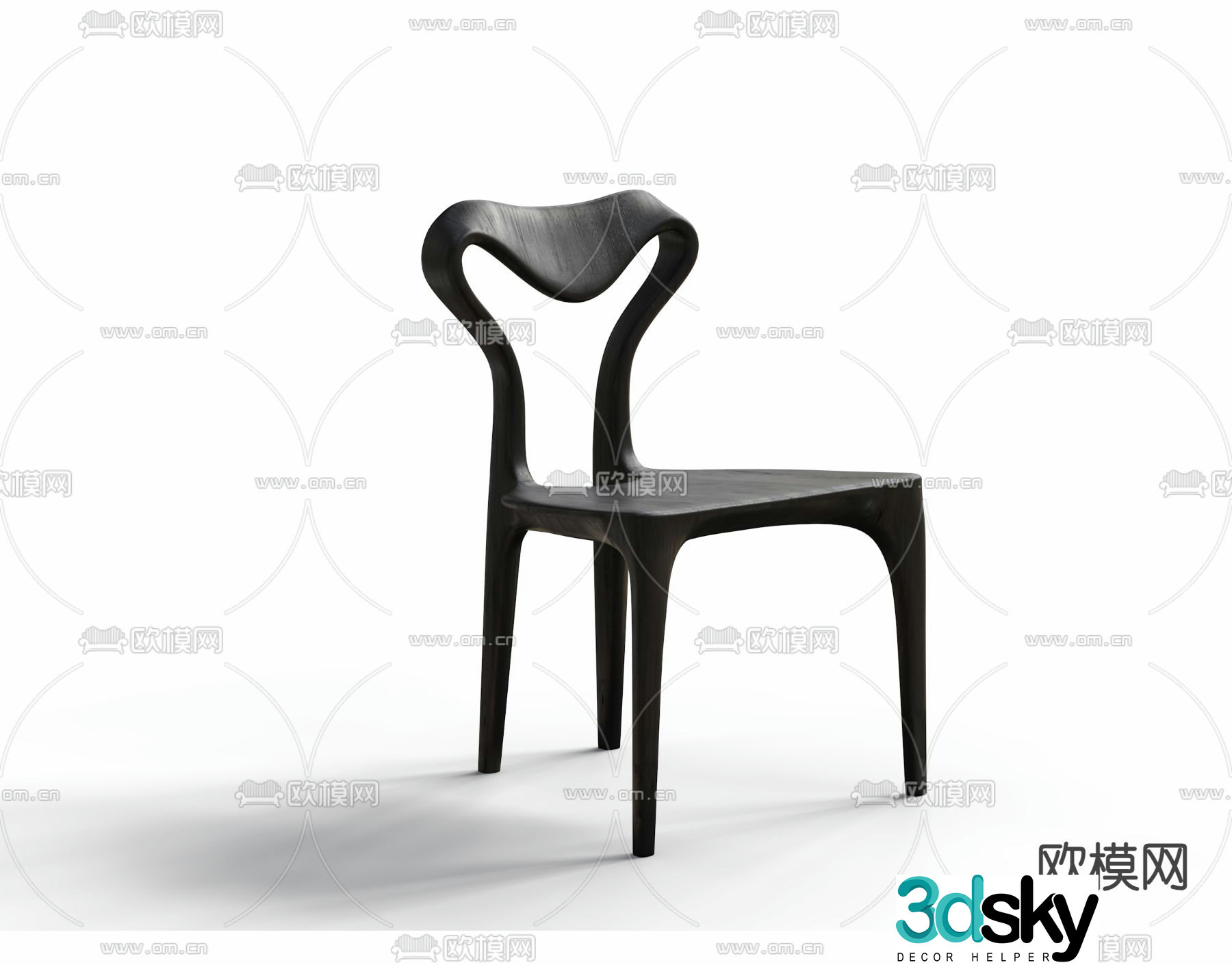 chair dining chair 3d model