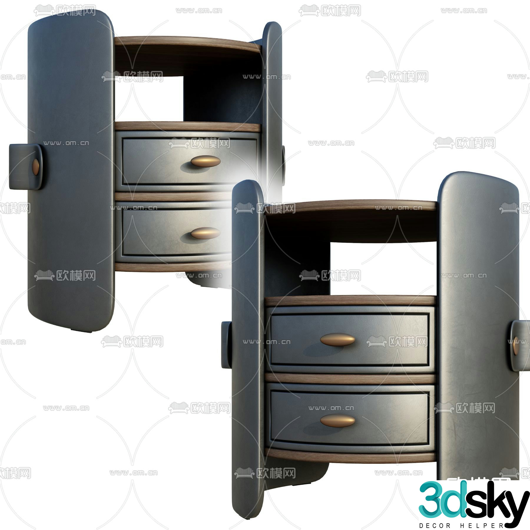 bedside table 3d model