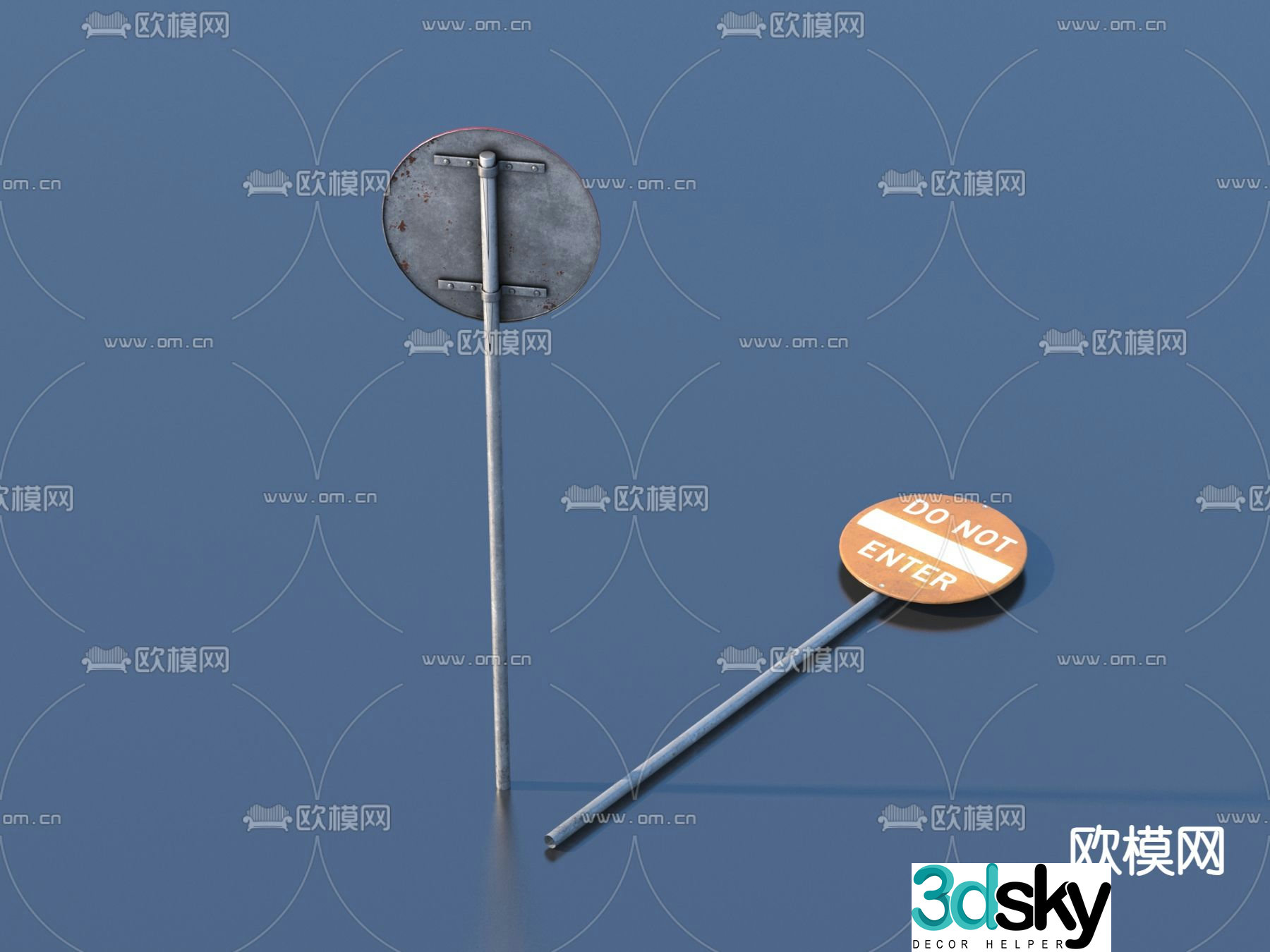 sign sign 3d model