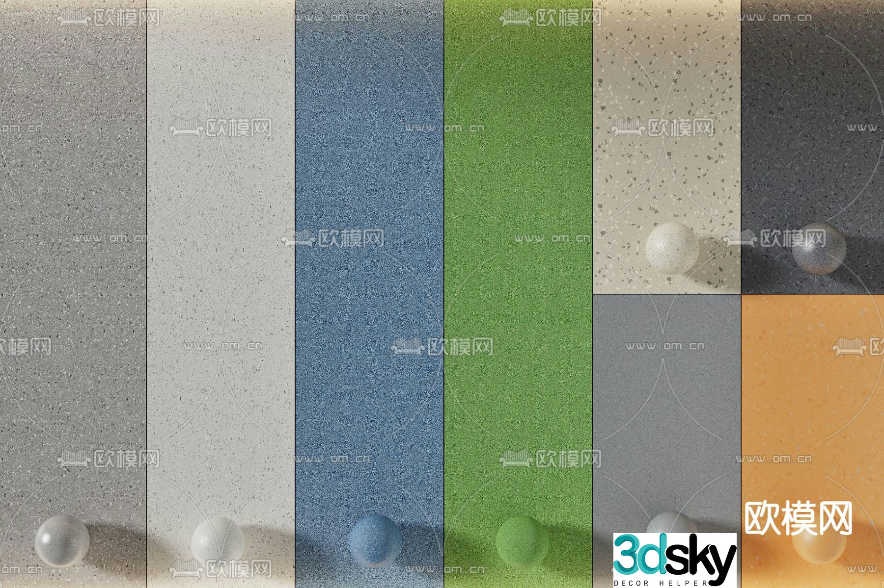 Floor rubber rubber floor floor rubber 3d model