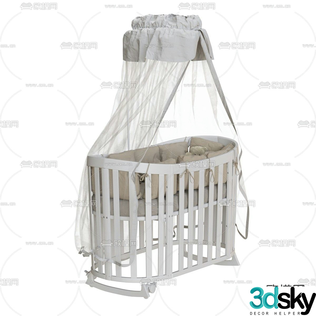 crib 3d model