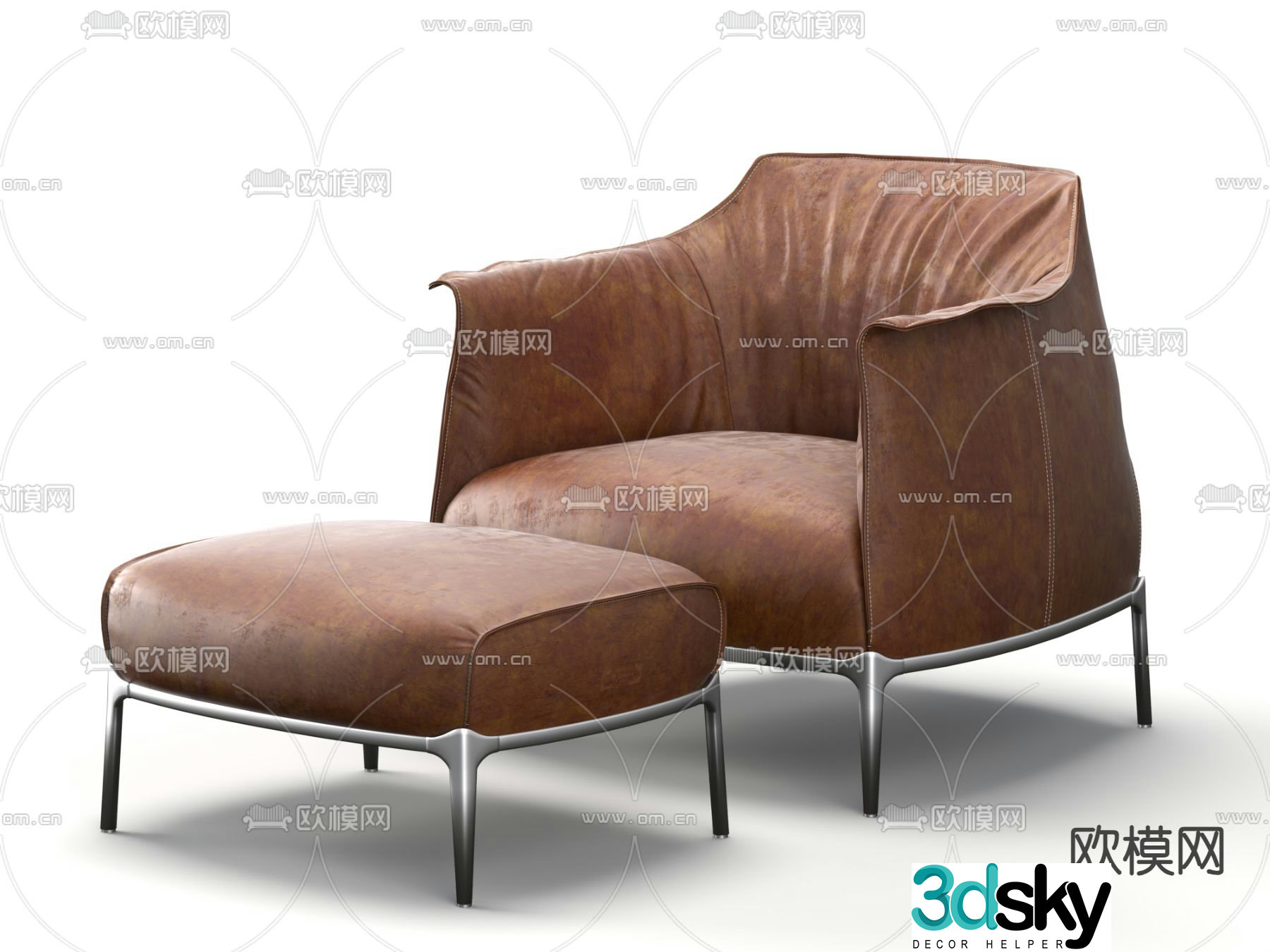 Leisure chair sofa chair 3d model