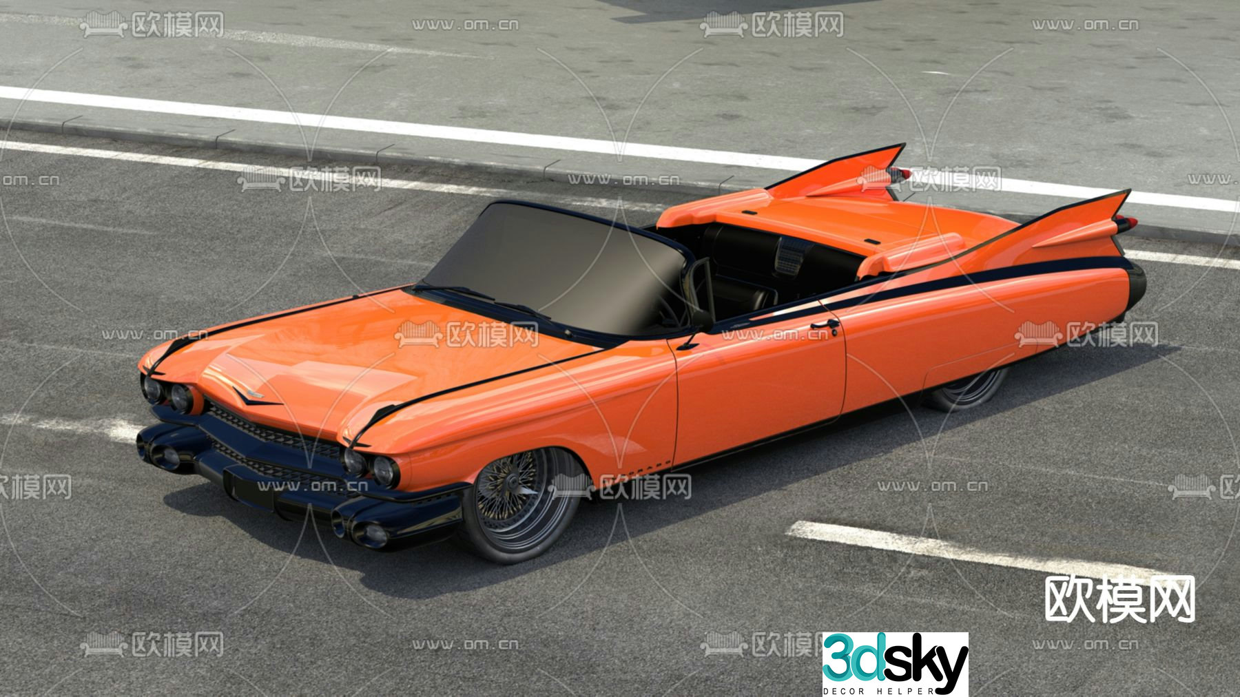 car sports car supercar 3d model