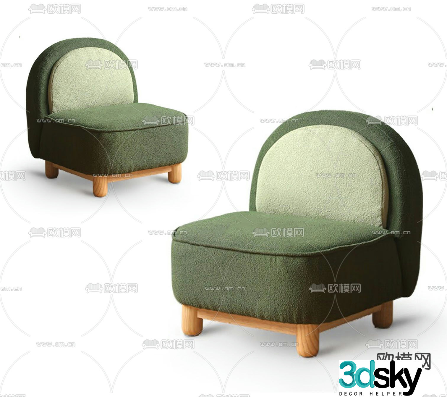 Children’s sofa small sofa 3d model