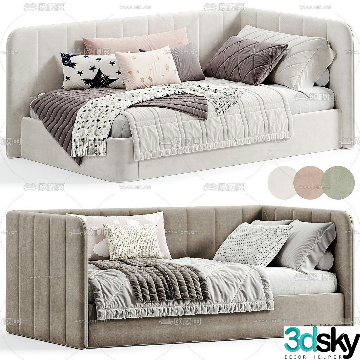 PARFE children’s bed sofa bed 3d model