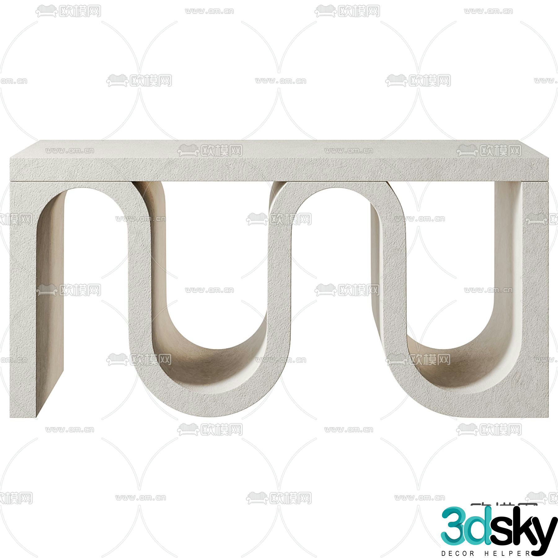 Hooker Furniture End Scenic Deck 3D Model