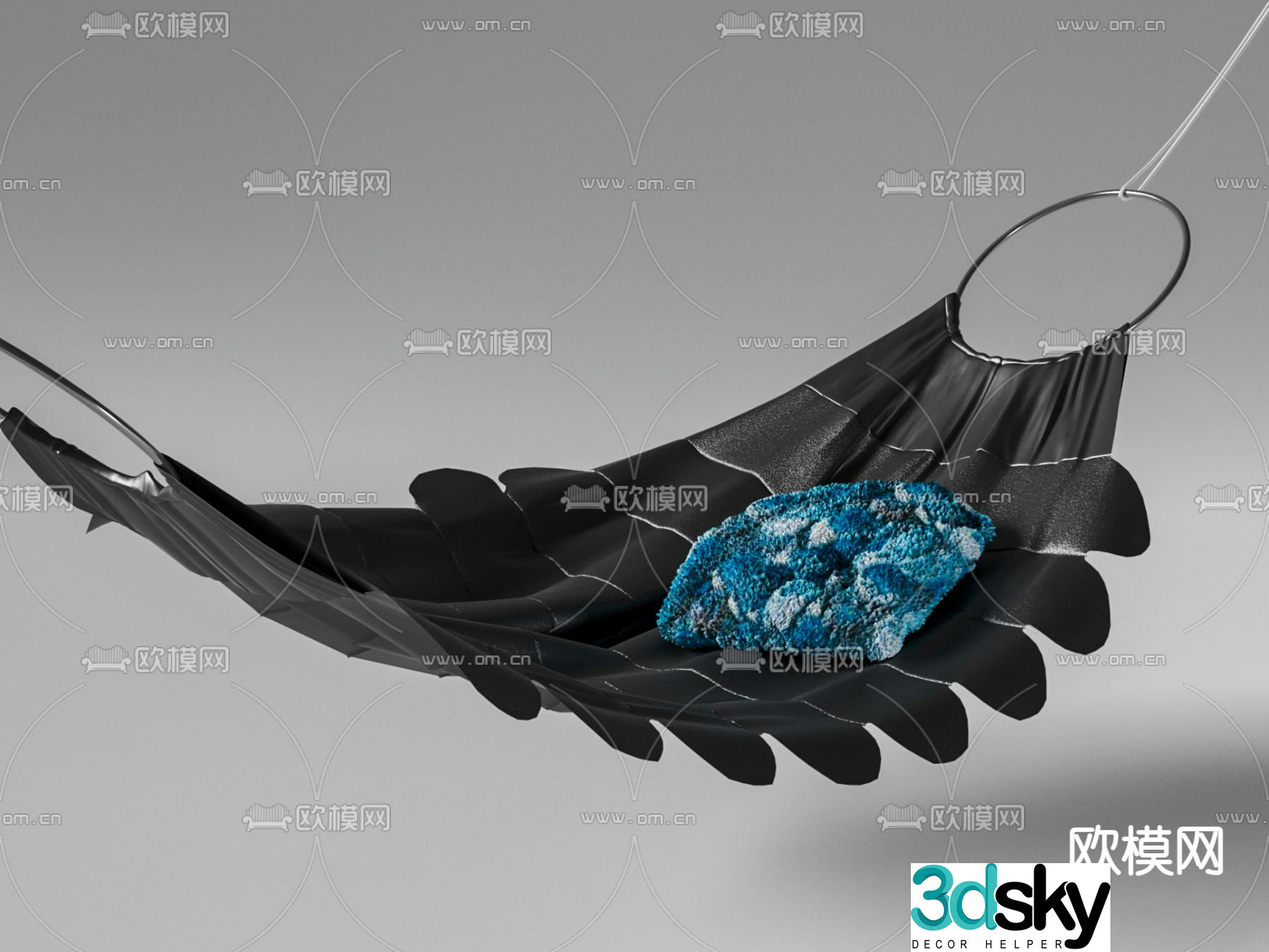 Moroso modern hammock 3d model