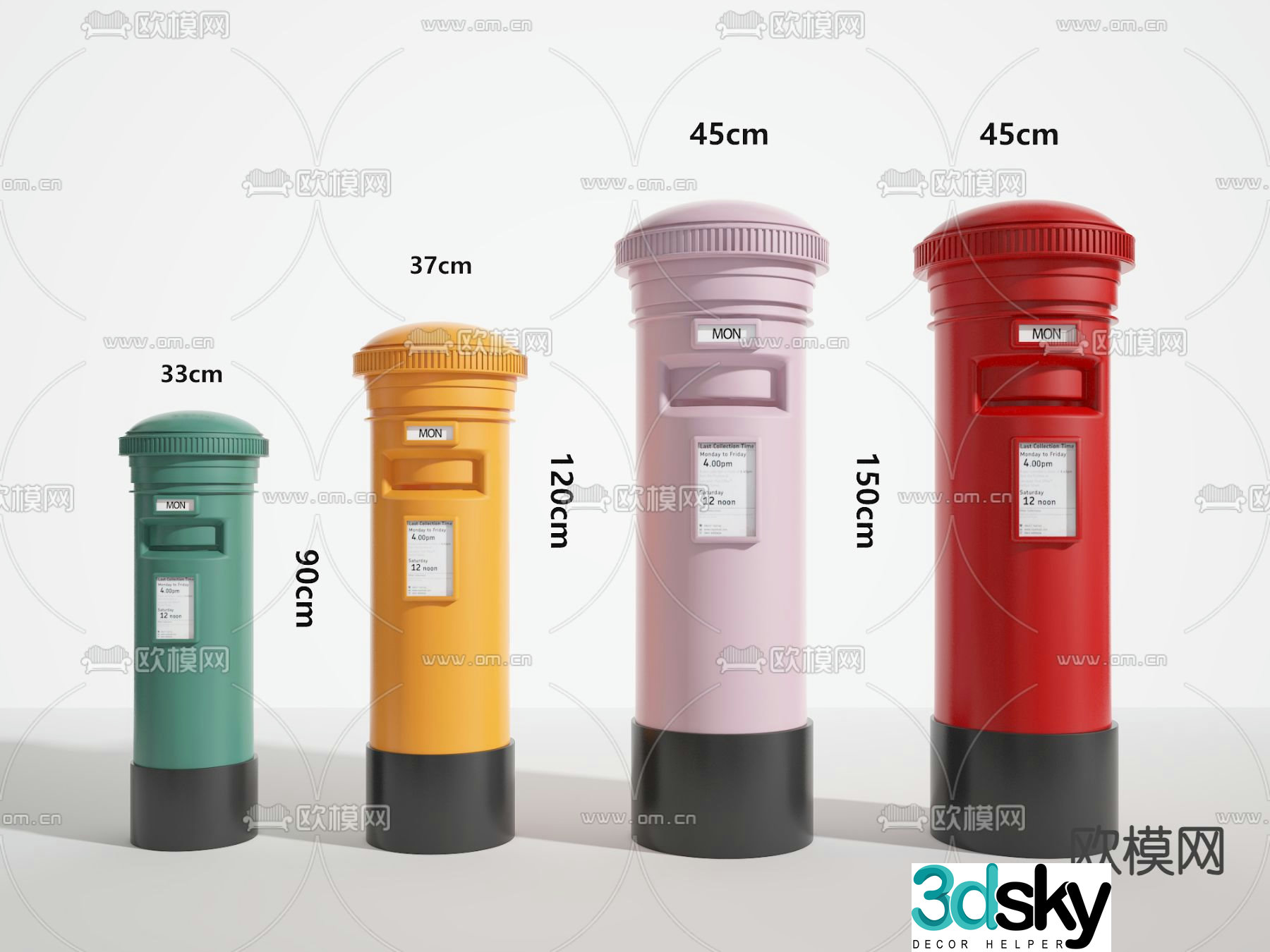 Mailbox mailbox letter box 3d model