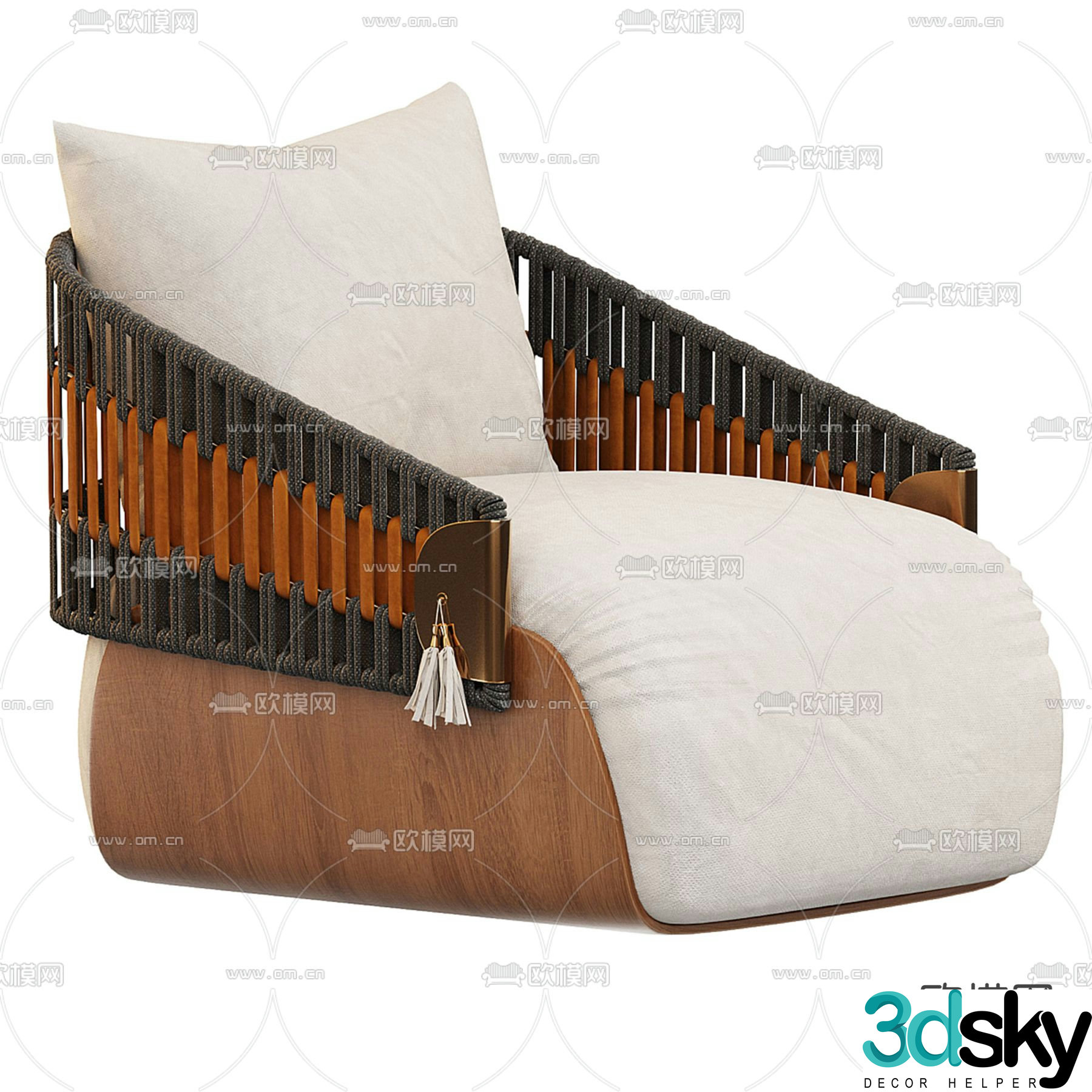 Leisure sofa 3d model