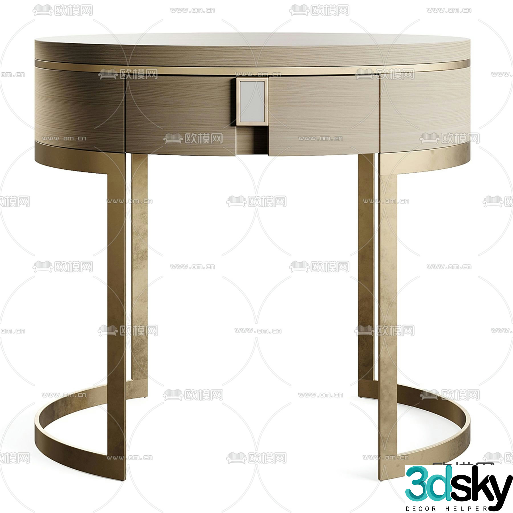 DIAMOND bedside table 3d model