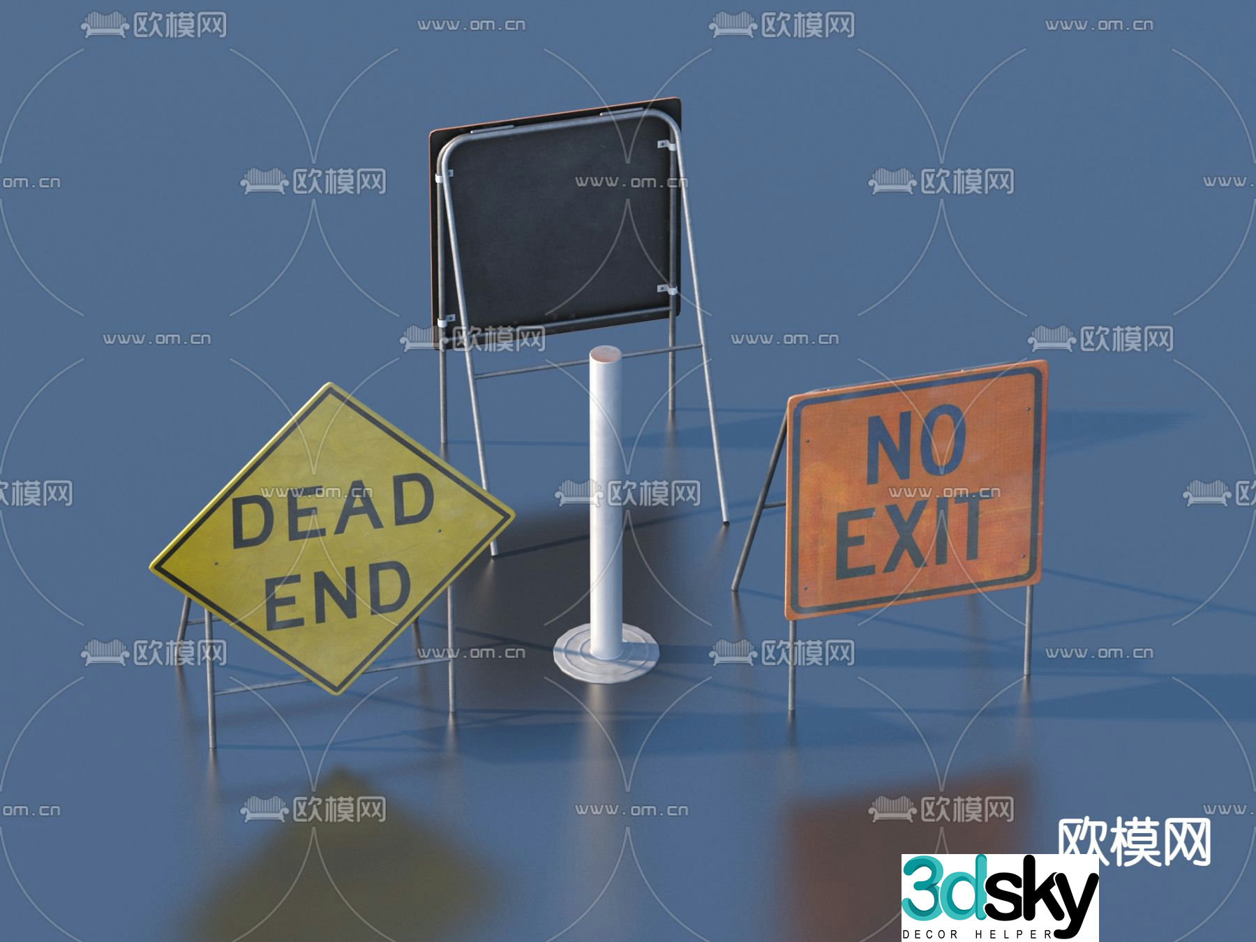 sign sign 3d model