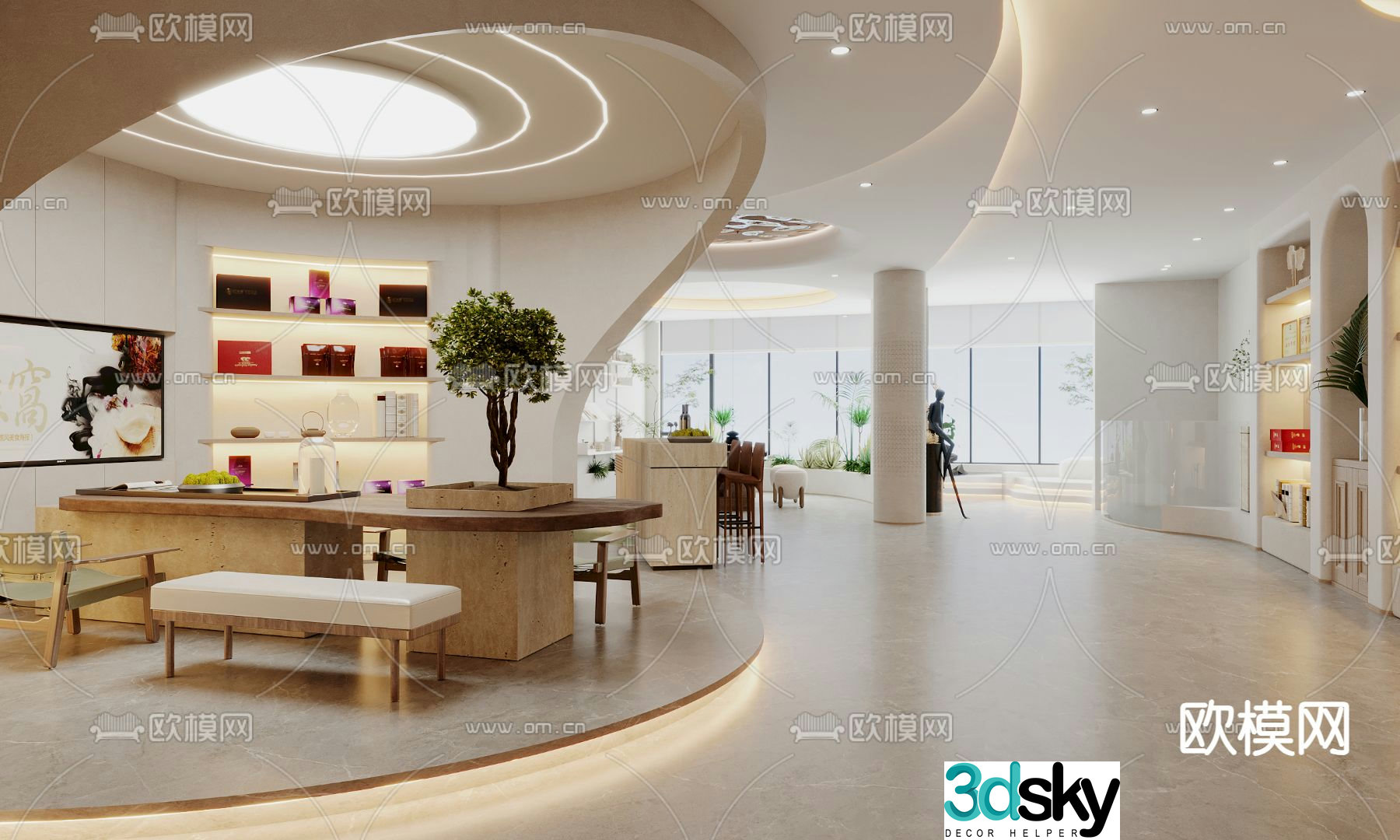 Gift Shop Smoking Hotel 3D Model