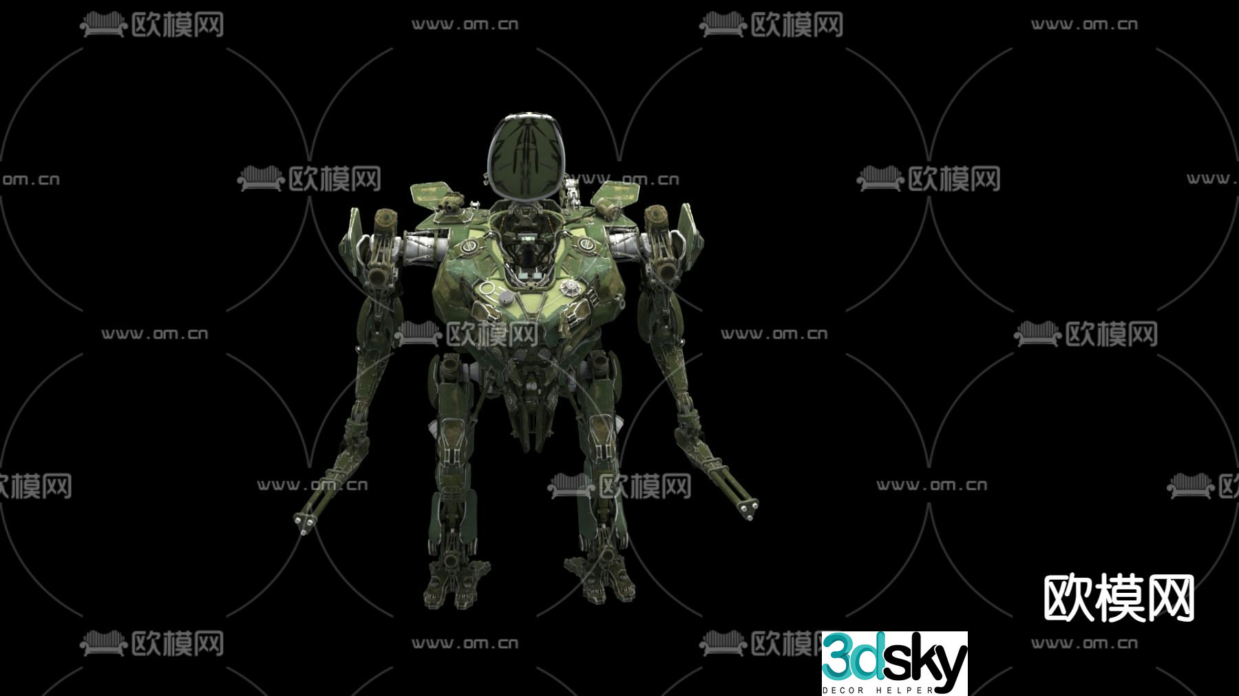 Mecha toy 3d model