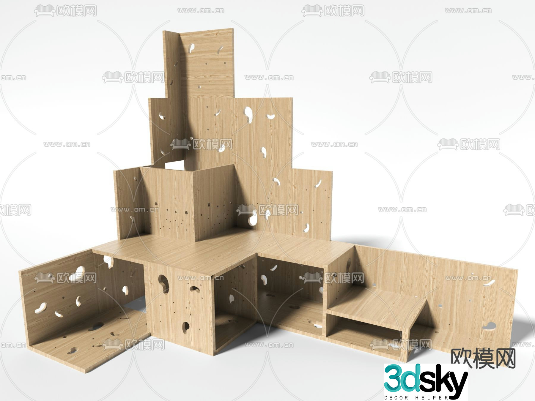 Children’s cabinet decorative cabinet 3d model
