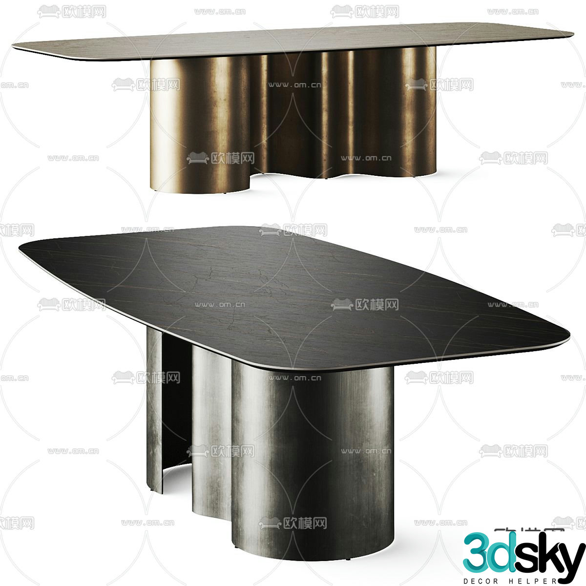 Cattelan Italia dining table dining table 3d model