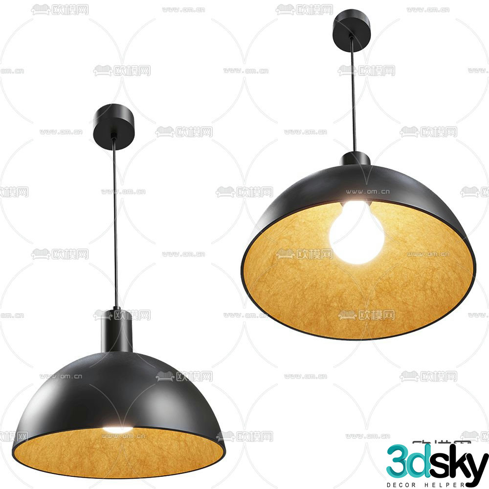 Maxlight chandelier lighting 3d model