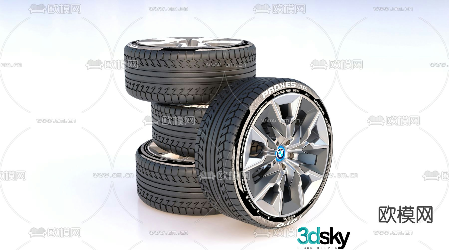 tire hub wheel 3d model