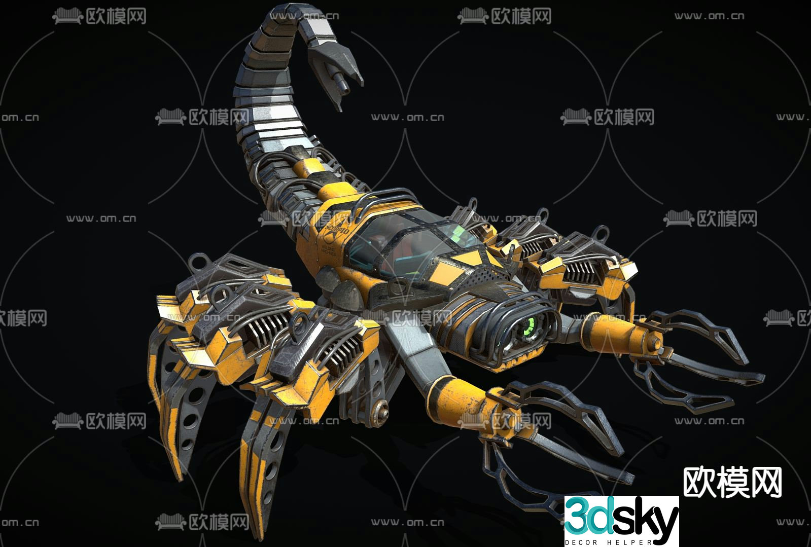Mechanical Scorpion 3d model
